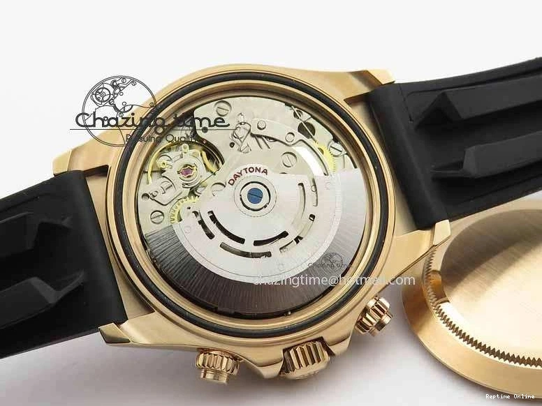 0417 RelaxedFit Daytona 116515 Noob 1:1 Best Edition Rose Gold Dial On Black Rubber Strap A7750(Free Extra Strap) 3740